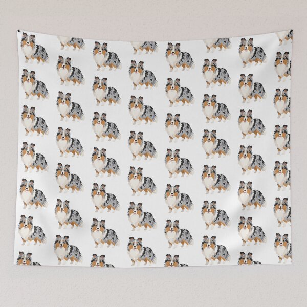Item preview, Blue Merle Shetland Sheepdog designed and sold by SquidMandolin.