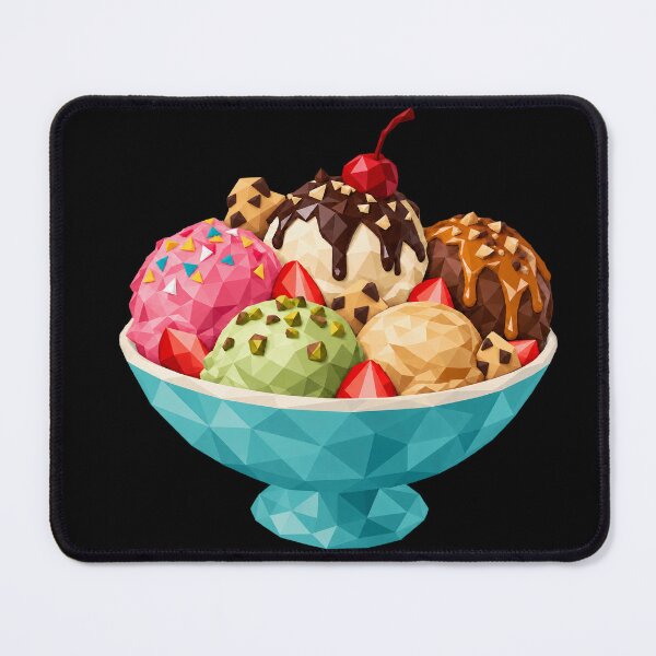 Item preview, Geometric ice creams with chocolate and CRISAL cookies designed and sold by danart7.