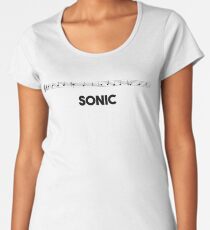 Sonic Theme Women's Premium T-Shirt