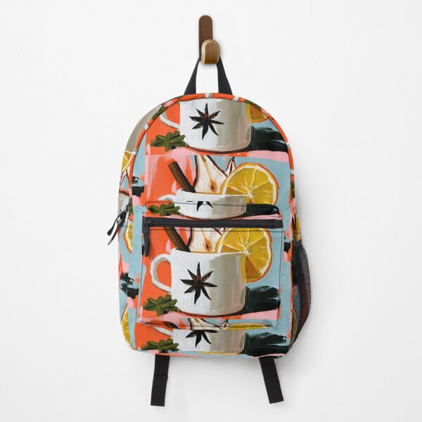 Item preview, Embrace Cozy Coffee Moments with Lemon, Cinnamon, and Star Anise in Bold Abstract Colors designed and sold by OlfactoART Studio.