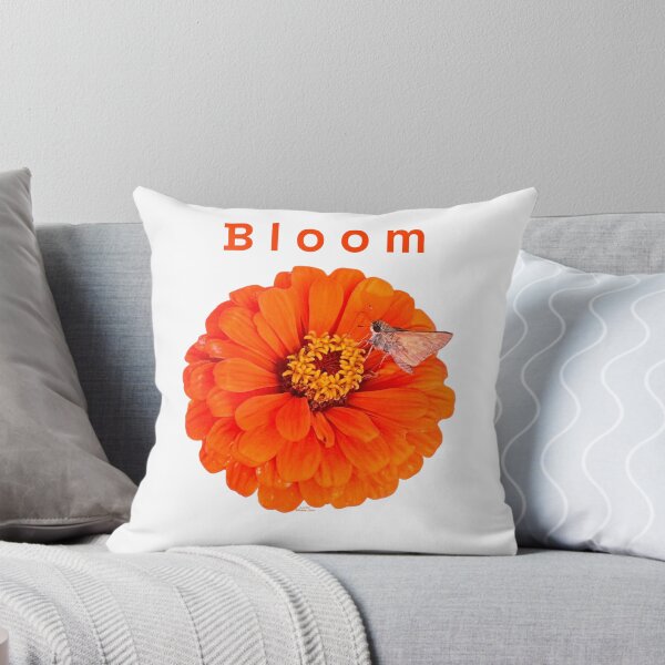 Item preview, B l o o m, Orange flower with moth designed and sold by Josephine Ethereal.