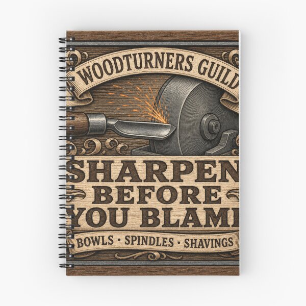 Item preview, Sharpen Before You Blame Bowl Gouge Woodturning designed and sold by BoosterShop.