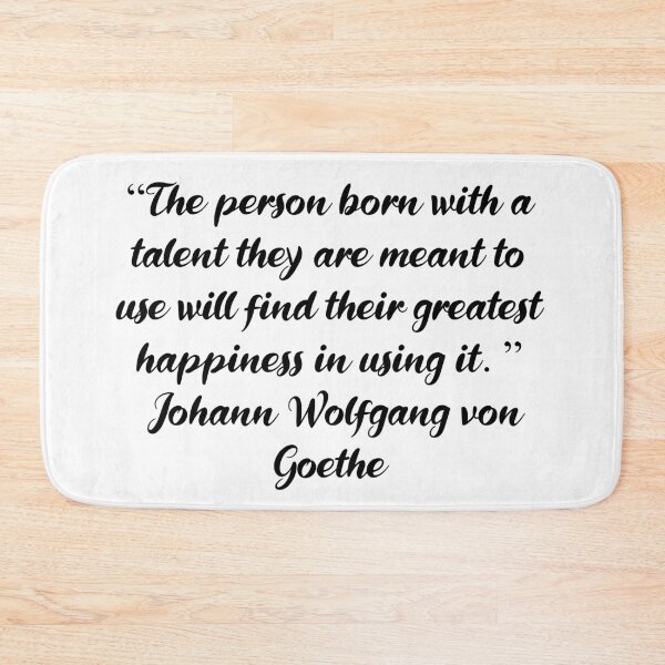 Item preview, Born With a Talent - Johann Wolfgang von Goethe Quote designed and sold by 4ever-Undaunted.