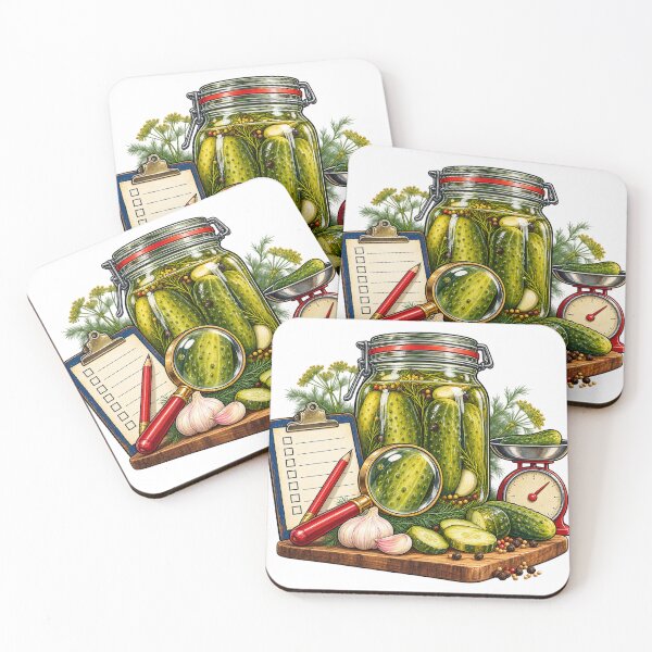 Item preview, Pickle Jar Quality Control Desk – Pickling Illustration designed and sold by Xnuery.