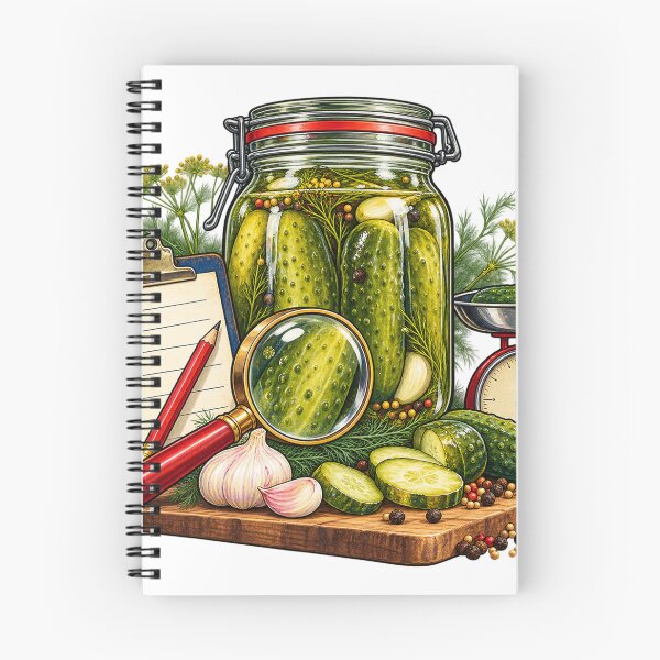 Item preview, Pickle Jar Quality Control Desk – Pickling Illustration designed and sold by Xnuery.