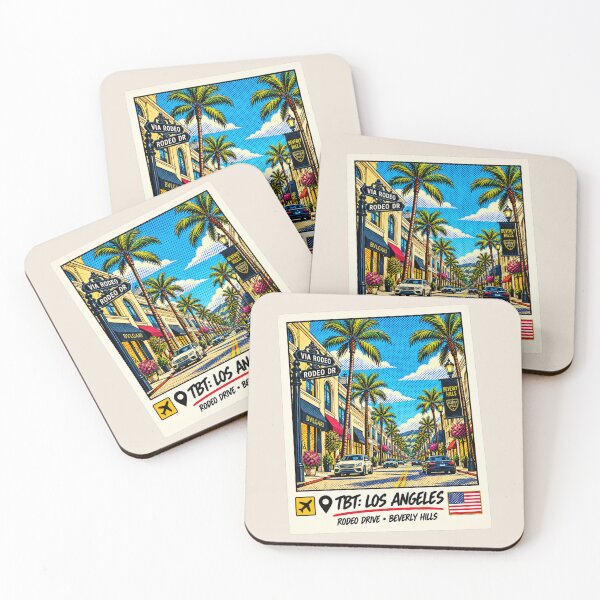 Artikelvorschau, TBT: Los Angeles – Rodeo Drive – Vintage Beverly Hills Pop Art Reise entworfen und verkauft von ByJeffro.