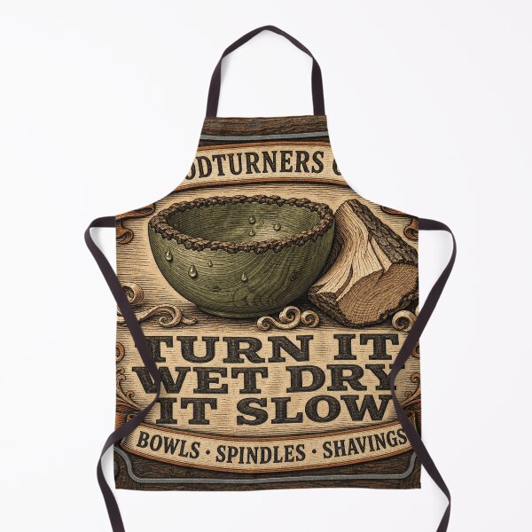 Item preview, Turn It Wet Dry It Slow Bowl Turning Green Wood designed and sold by BoosterShop.