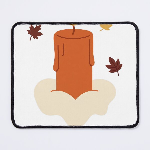 Item preview, Cozy Season Lit Candle Autumn Hygge Simple Graphic Tee designed and sold by A Light Worker.