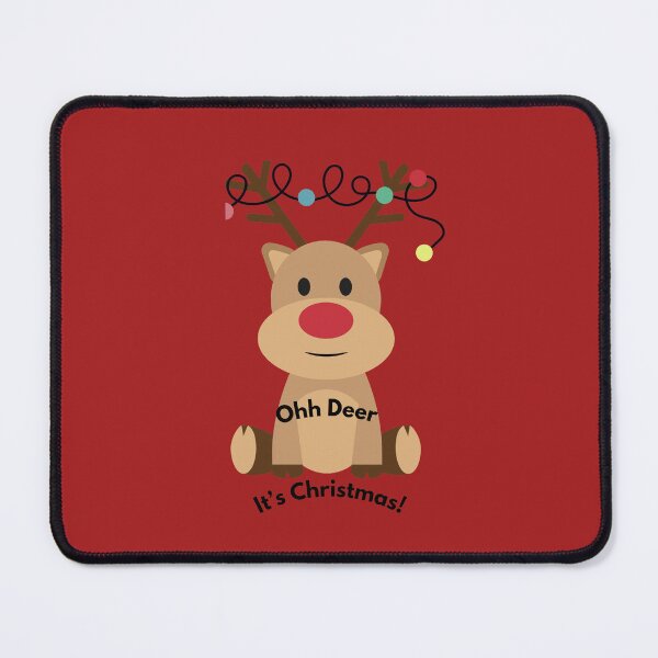 Item preview, Cute Christmas Reindeer Holiday Puns Collection designed and sold by ArtisanPrintHk.