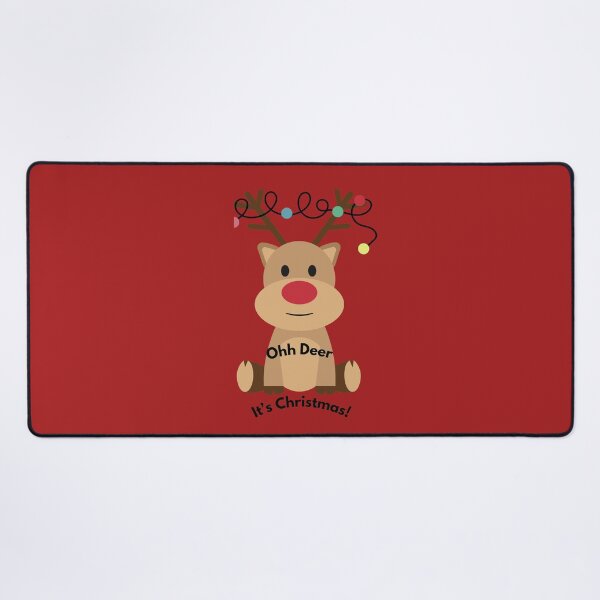 Item preview, Cute Christmas Reindeer Holiday Puns Collection designed and sold by ArtisanPrintHk.
