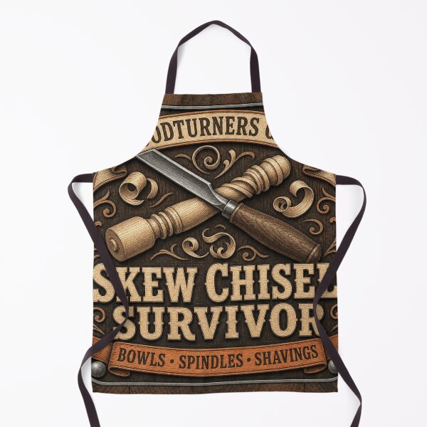 Item preview, Skew Chisel Survivor Woodturning Crest designed and sold by BoosterShop.