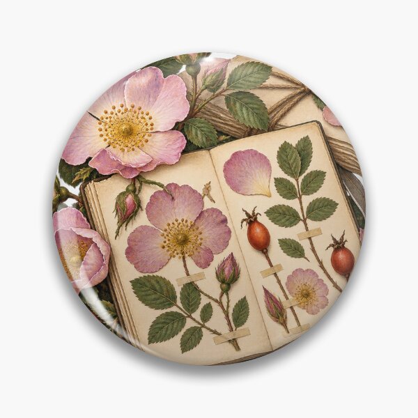 Item preview, Wild Rose Pressing Collection – Botanical Illustration Illustration designed and sold by Xnuery.