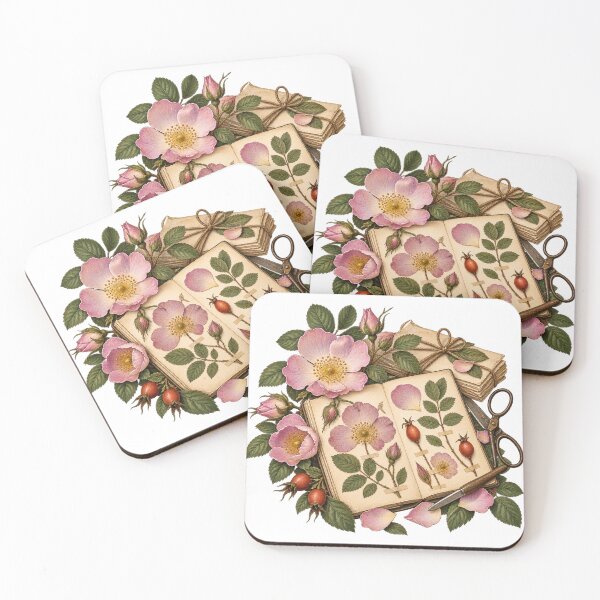 Item preview, Wild Rose Pressing Collection – Botanical Illustration Illustration designed and sold by Xnuery.