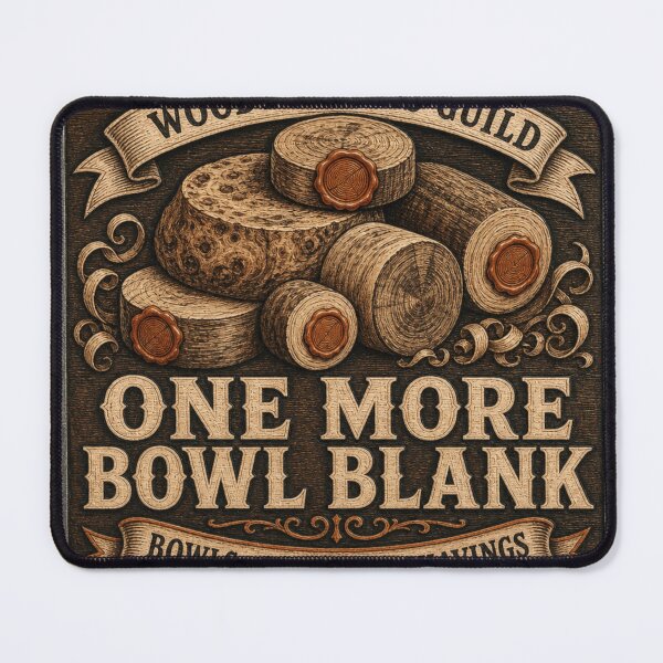 Item preview, One More Bowl Blank Woodturner Wood Stash designed and sold by BoosterShop.