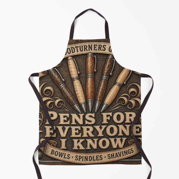 Item preview, Pens For Everyone I Know Pen Turning Badge designed and sold by BoosterShop.