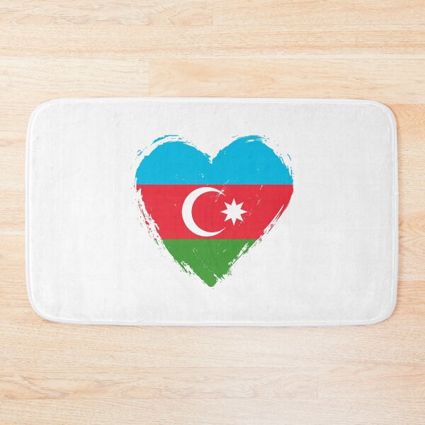 Item preview, Distressed Azerbaijan Flag Heart AZ designed and sold by shitpostee.