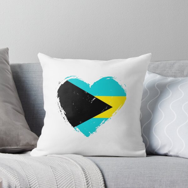 Item preview, Distressed Bahamas Flag Heart BS designed and sold by shitpostee.