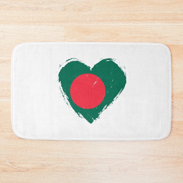 Item preview, Distressed Bangladesh Flag Heart BD designed and sold by shitpostee.