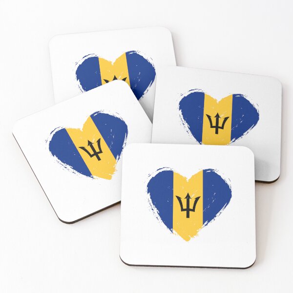 Item preview, distressed barbados heart    designed and sold by shitpostee.