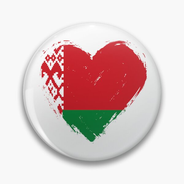 Item preview, Distressed Belarus Flag Heart BY designed and sold by shitpostee.