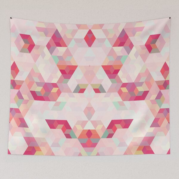 Item preview, Persuasion Pink Geometric Pattern designed and sold by Kelly Dietrich Mandalas & Colorful Patterns.