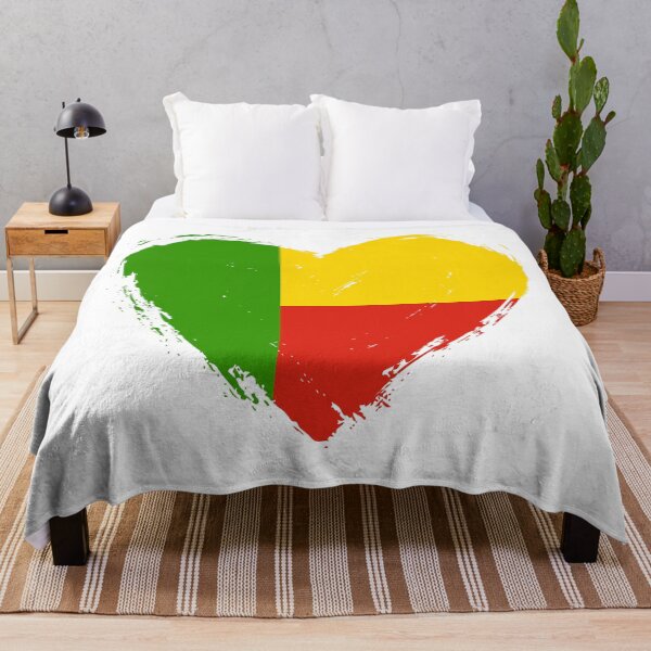 Item preview, Distressed Benin Flag Heart BJ designed and sold by shitpostee.