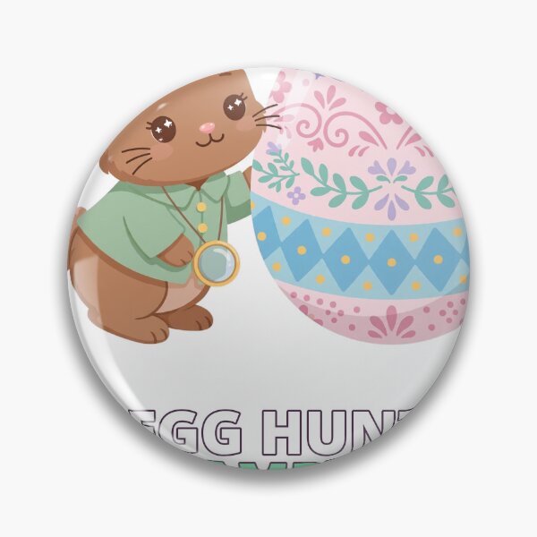 Aperçu de l'œuvre Egg Hunt Champion Bunny Detective Easter créée et vendue par ThreeFlyingAces.