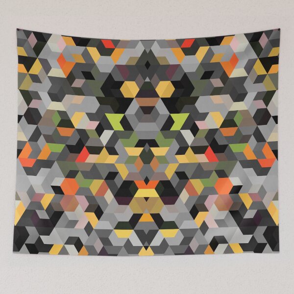 Item preview, Suspicion Geometric Pattern designed and sold by Kelly Dietrich Mandala & Fractal Art.
