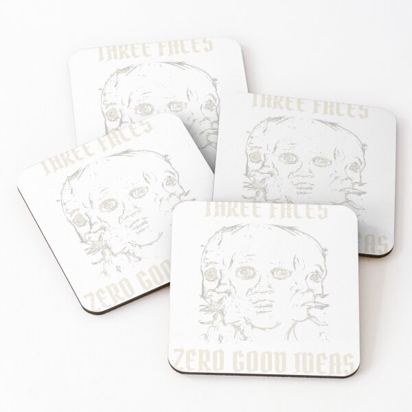 Item preview, Three Faces, Zero Good Ideas, Surreal Split Face designed and sold by isntthisdisgusting.