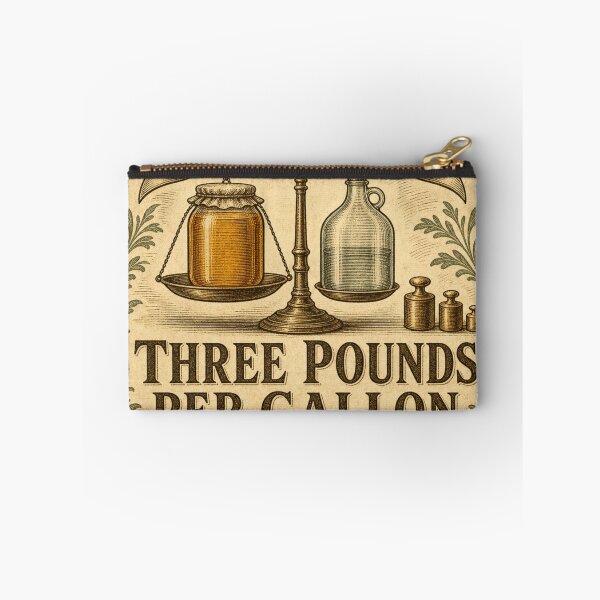 Item preview, Three Pounds Per Gallon Mead Making Honey Badge designed and sold by BoosterShop.