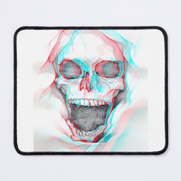 Item preview, Anaglyph skull designed and sold by Glenbobagins.