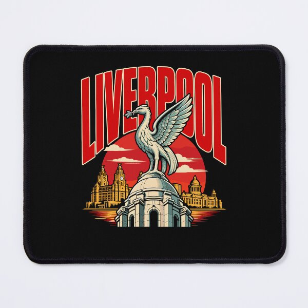 Item preview, Liverpool Liver Bird Skyline Vintage City Design designed and sold by stmpdwrld.