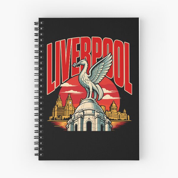 Item preview, Liverpool Liver Bird Skyline Vintage City Design designed and sold by stmpdwrld.