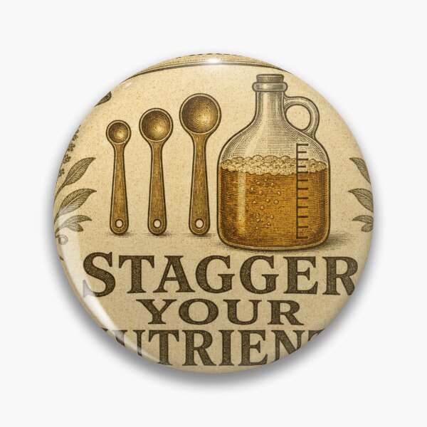 Item preview, Stagger Your Nutrients Homebrew Mead Science designed and sold by BoosterShop.