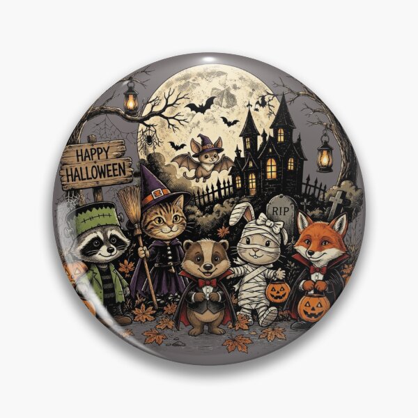 Item preview, Cute Woodland Animals Spooky Halloween Costume Party designed and sold by BreezifyDesignStudio.
