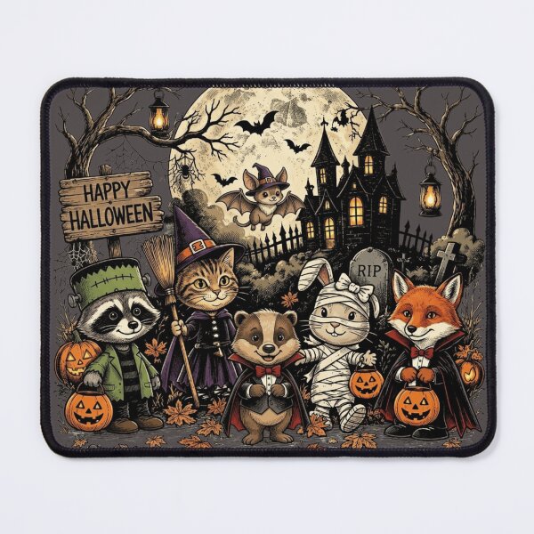 Item preview, Cute Woodland Animals Spooky Halloween Costume Party designed and sold by BreezifyDesignStudio.