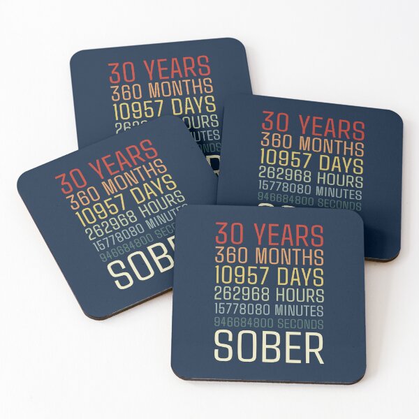 Item preview, 30 Years Sober Recovery Anniversary designed and sold by NosandEdgy.