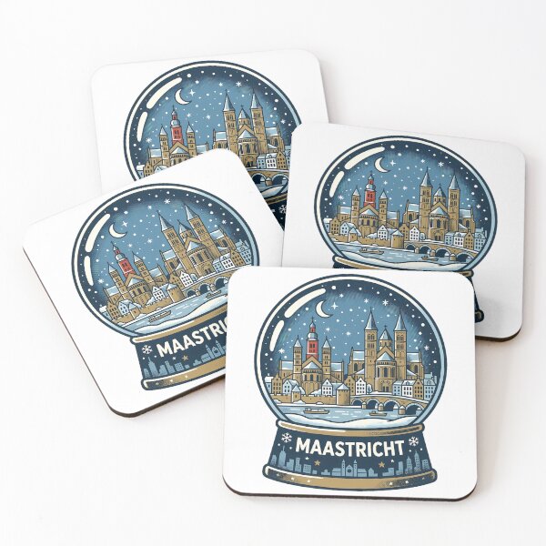 Item preview, Vintage Maastricht Snow Globe Travel Badge designed and sold by k3rstman1.