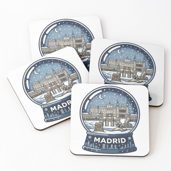 Item preview, Vintage Madrid Snow Globe Travel Badge designed and sold by k3rstman1.