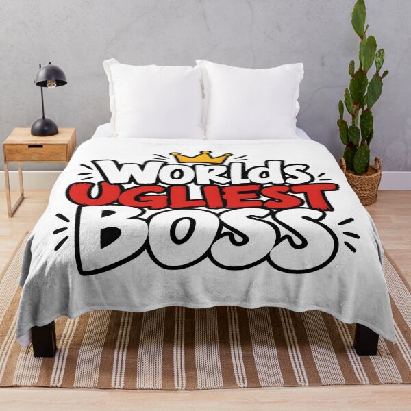 Item preview, World's ugliest boss designed and sold by QuixalArts.