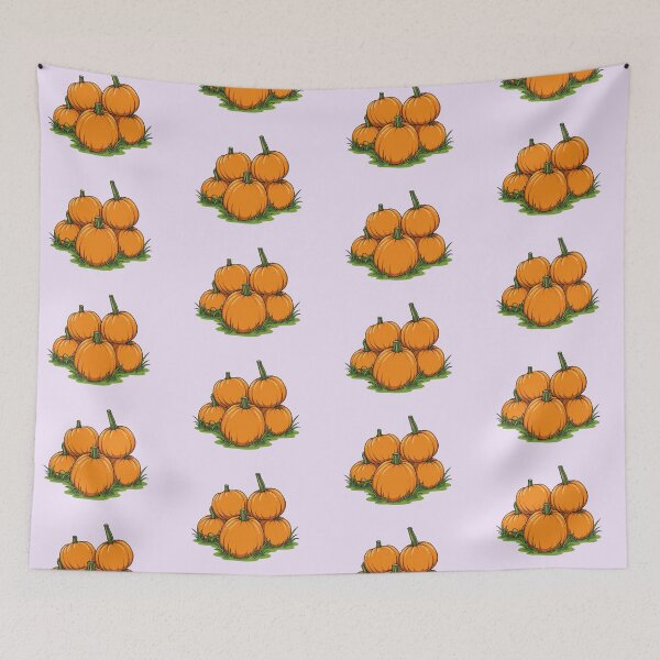 Item preview, Pumpkins on grass designed and sold by EleniA8.