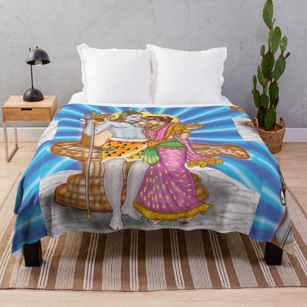 Item preview, Lord Shiva Parvati Digital Drawing | Divine Hindu Couple Artwork designed and sold by Harshit_Digital_Arts.