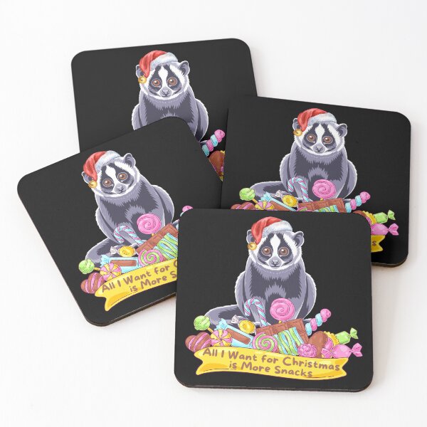 Item preview, Slow Loris Christmas Shirt Animal Lovers All I Want More Snacks Holiday Gift designed and sold by E20STUDIO.