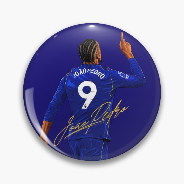 Item preview, Joao Pedro Chelsea FC Illustration designed and sold by farqaleitart.