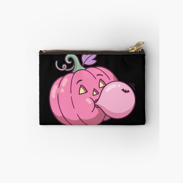 Item preview, Cute Pink Pumpkin Bubble Gum Halloween Illustration designed and sold by JoseloRochaArt.