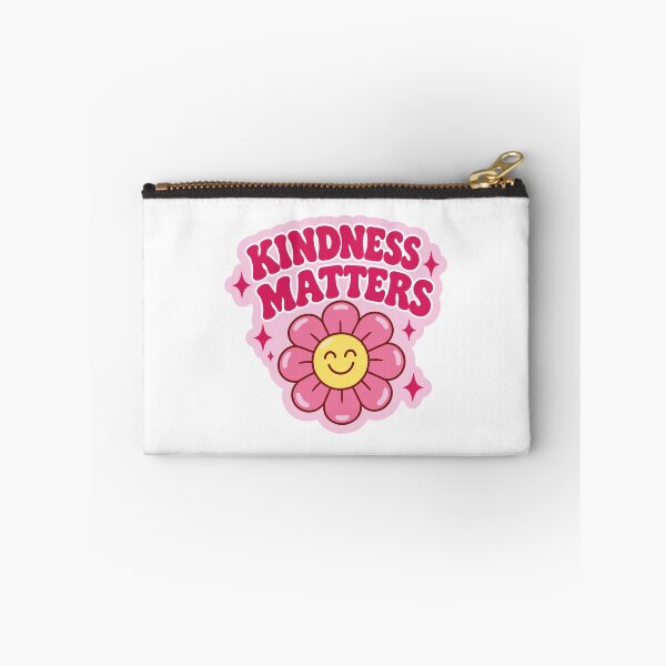 Item preview, Kindness Matters Cute Pink Flower Smiley Emoji Design designed and sold by FemmePod.