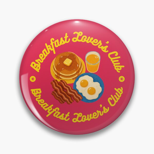Item preview, Breakfast Lover's Club - Retro Breakfast Food Design designed and sold by MiaBellaGirl.