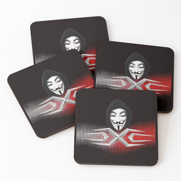 Item preview, Guy Fawkes Mask Hacker Symbol Red Gradient designed and sold by Millle-Feuye.