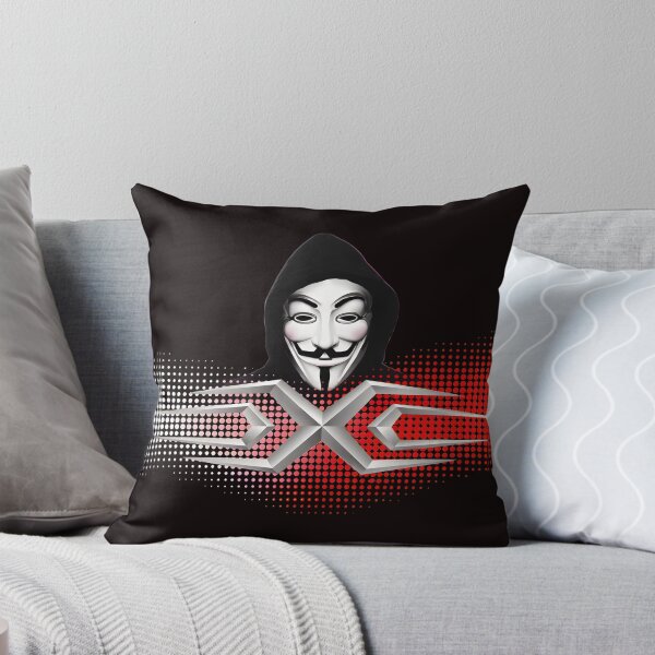 Item preview, Guy Fawkes Mask Hacker Symbol Red Gradient designed and sold by Millle-Feuye.