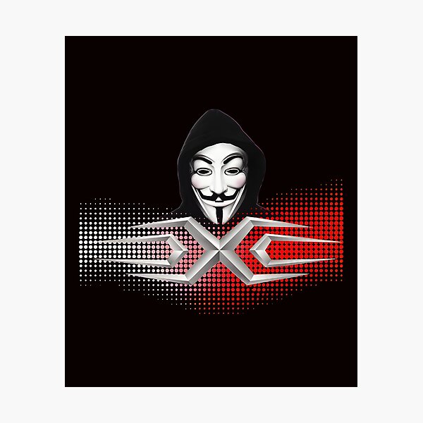 Item preview, Guy Fawkes Mask Hacker Symbol Red Gradient designed and sold by Millle-Feuye.